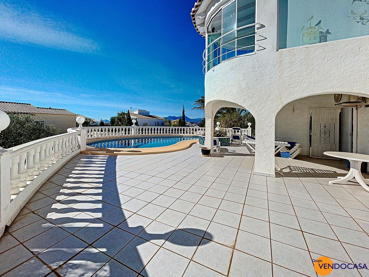 Nice mediterranean villa with panoramic seaviews