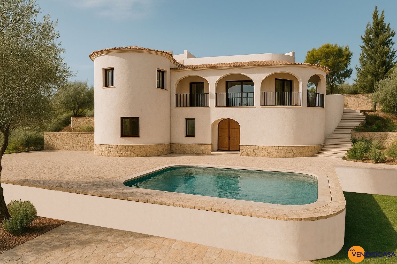 Stunning villa with seaview