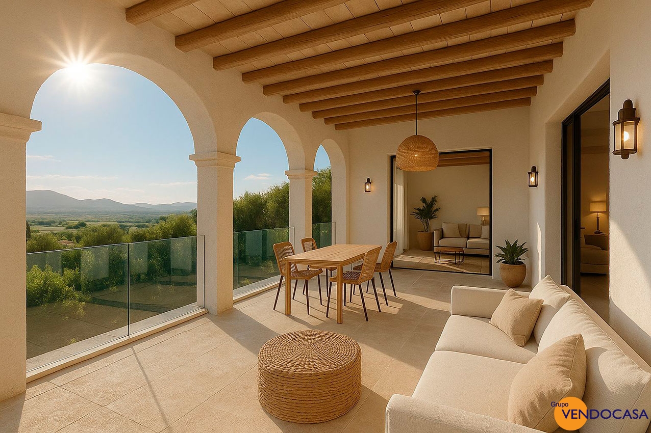 Large plot in Montgo with open views