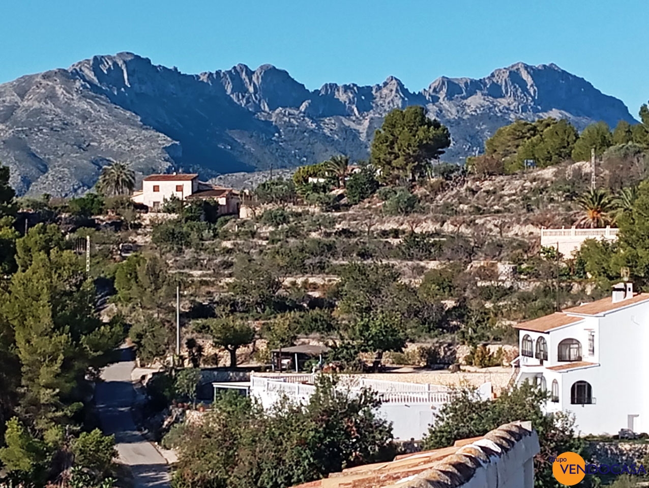 Finca with seaview close to Benissa