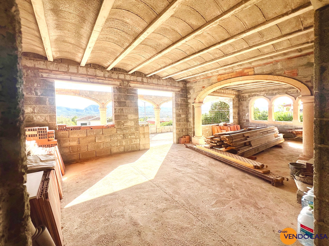 Large plot in Montgo with open views